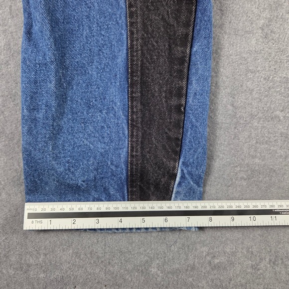 Rocky Mountain Clothing Co Vintage Two Tone Blue Black Western Jeans Made in USA - Picture 6 of 13